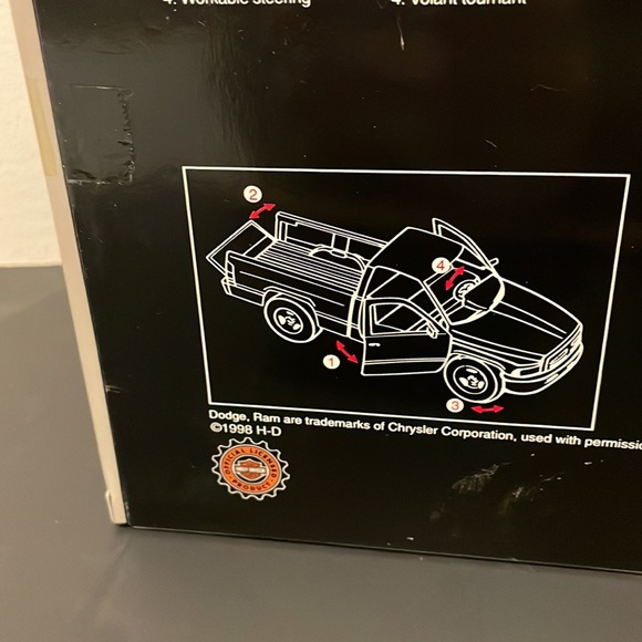 Vintage 95th Anniversary Dodge Ram Harley Davidson FXDWG Dyna Wide Glide - Picture 15 of 16